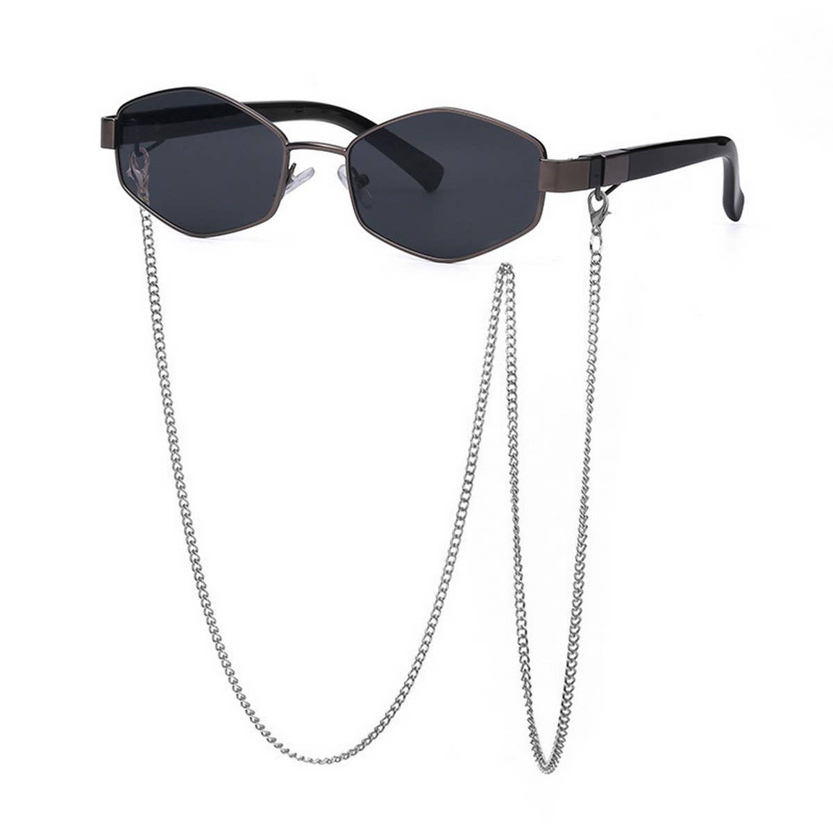 FASHION CHAIN IRREGULAR FRAME SUNGLASSES_CWASG0609