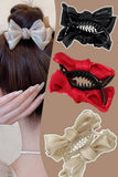 Cwaha0580_Mesh Bow Clip Princess Head Ponytail Clip