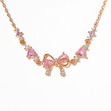 LOVE ZIRCON BUTTERFLY FESTIVAL NECKLACE_CWMM5290
