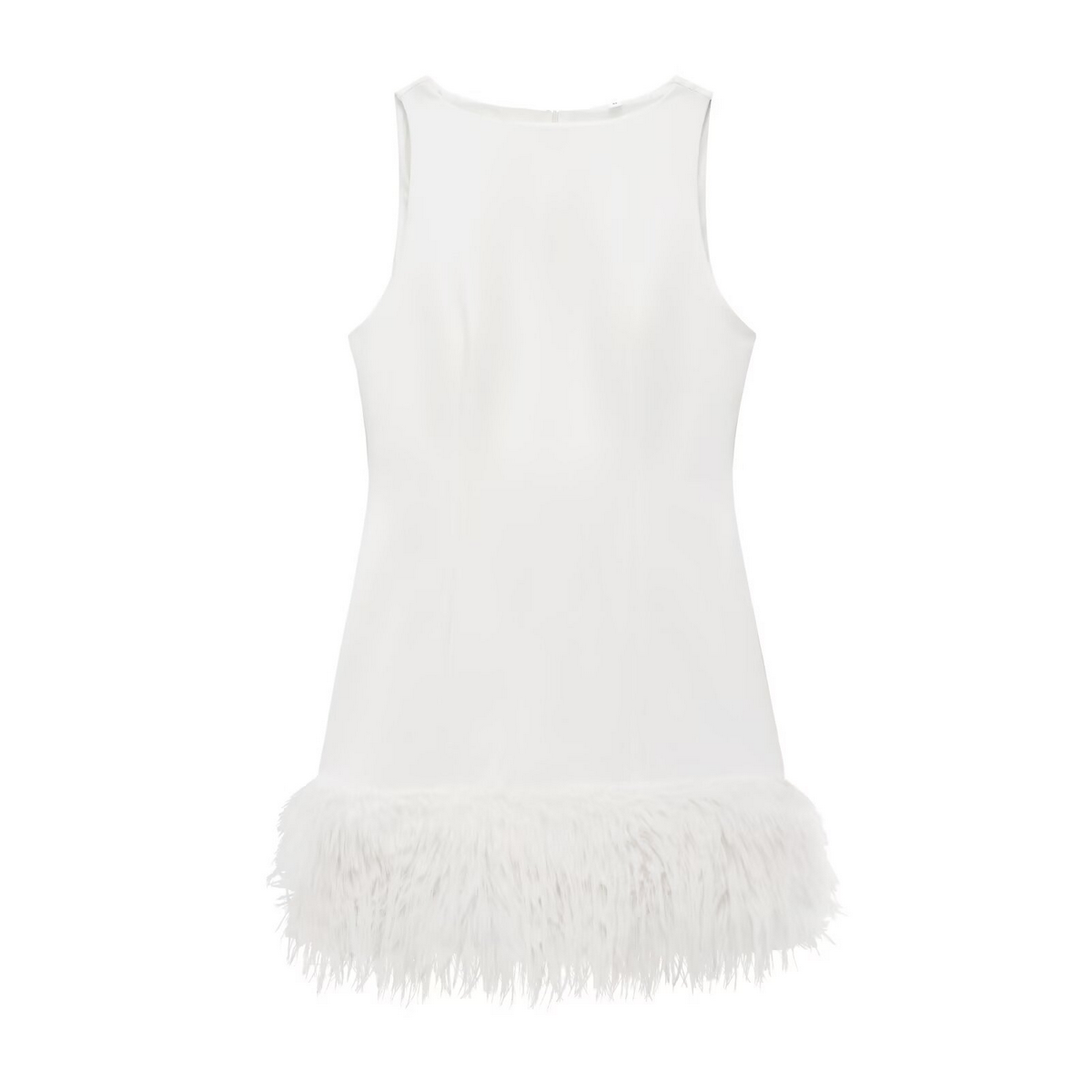 NEW WOMEN S FEATHER DETAIL FRENCH STYLE DRESS_CWDMD5812