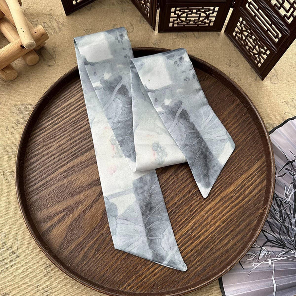 ANCIENT STYLE INK PAINTING FASHION HEADBAND_CWAHA4130