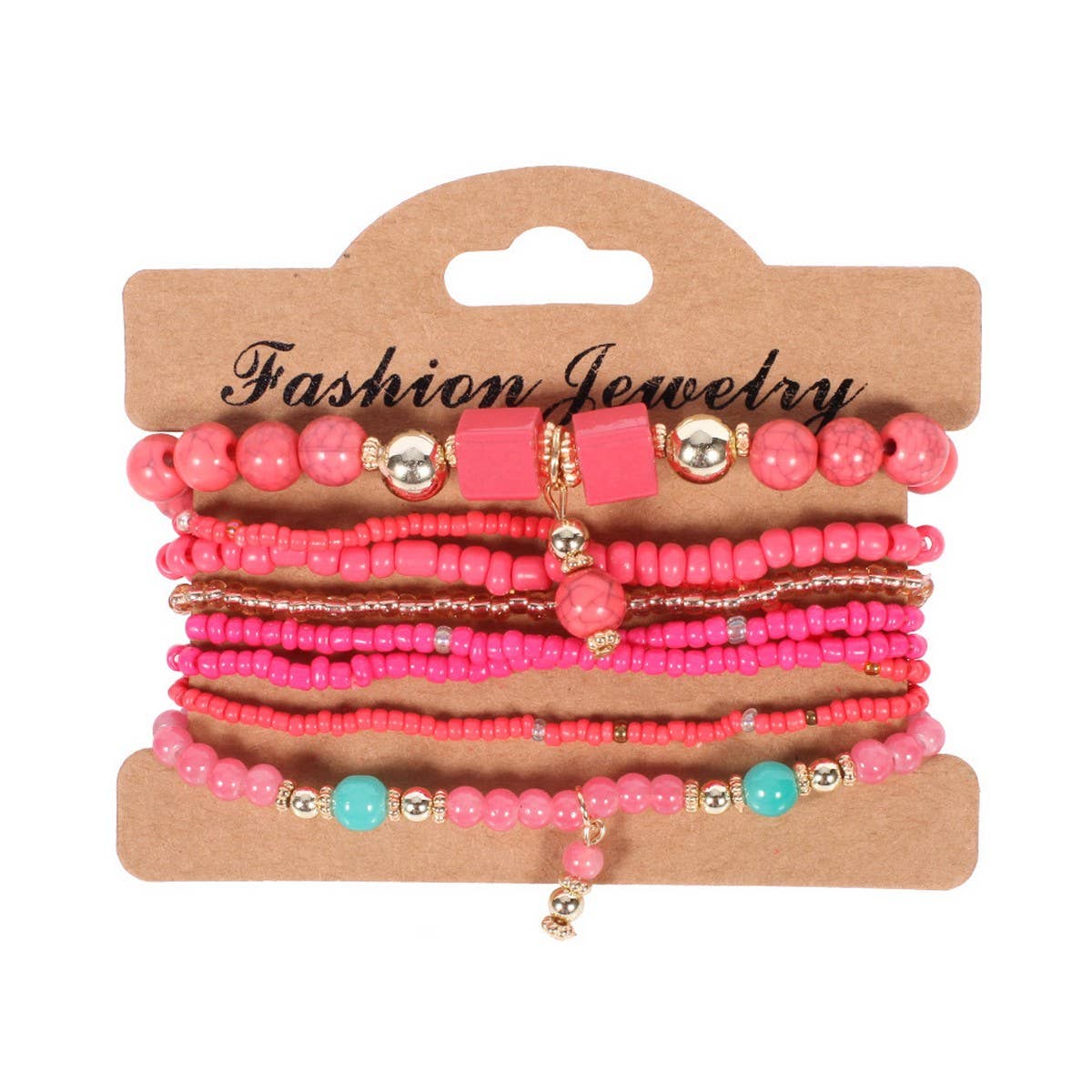 Cwmm10436_Boho Beaded Handmade Bracelet Set 8Pcs Women