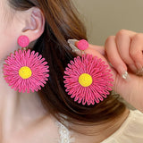 Bohemian Retro Sunflower Earrings_Cwaje2048