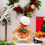 Cwmm10320_Sitting Gingerbread Christmas Ornament Doll