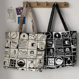 Stylish Large Capacity Printed Shoulder Bag_Cwab2178