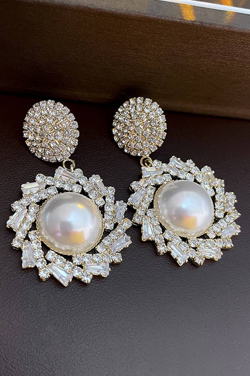 LUXURY RHINESTONE DANGLE EARRINGS_CWAJE0312