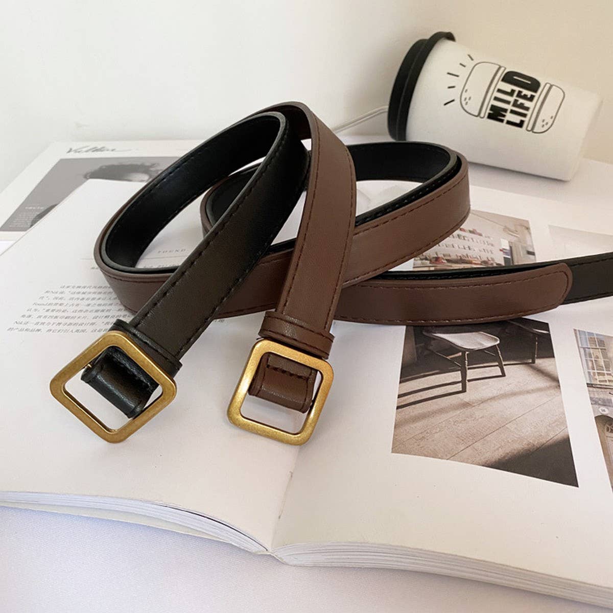 SIMPLE RETRO BELT WITH SQUARE BUCKLE WITHOUT HOLES_CWABE0659