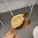 OCEAN SERIES TURTLE HAIR CLAW CUTE SHELL CLIP_CWASC1589