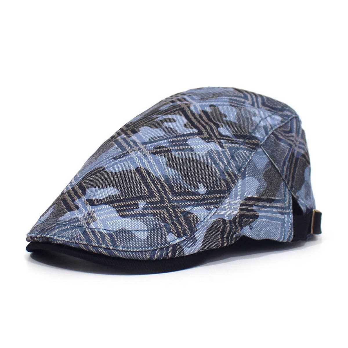 FASHIONABLE NEW CHECKERED CAMOUFLAGE BERET_CWAB2916