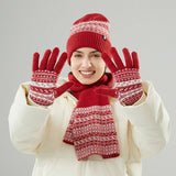 Winter Warm Knitted Windproof Three-Piece Suit_Cwmm2788