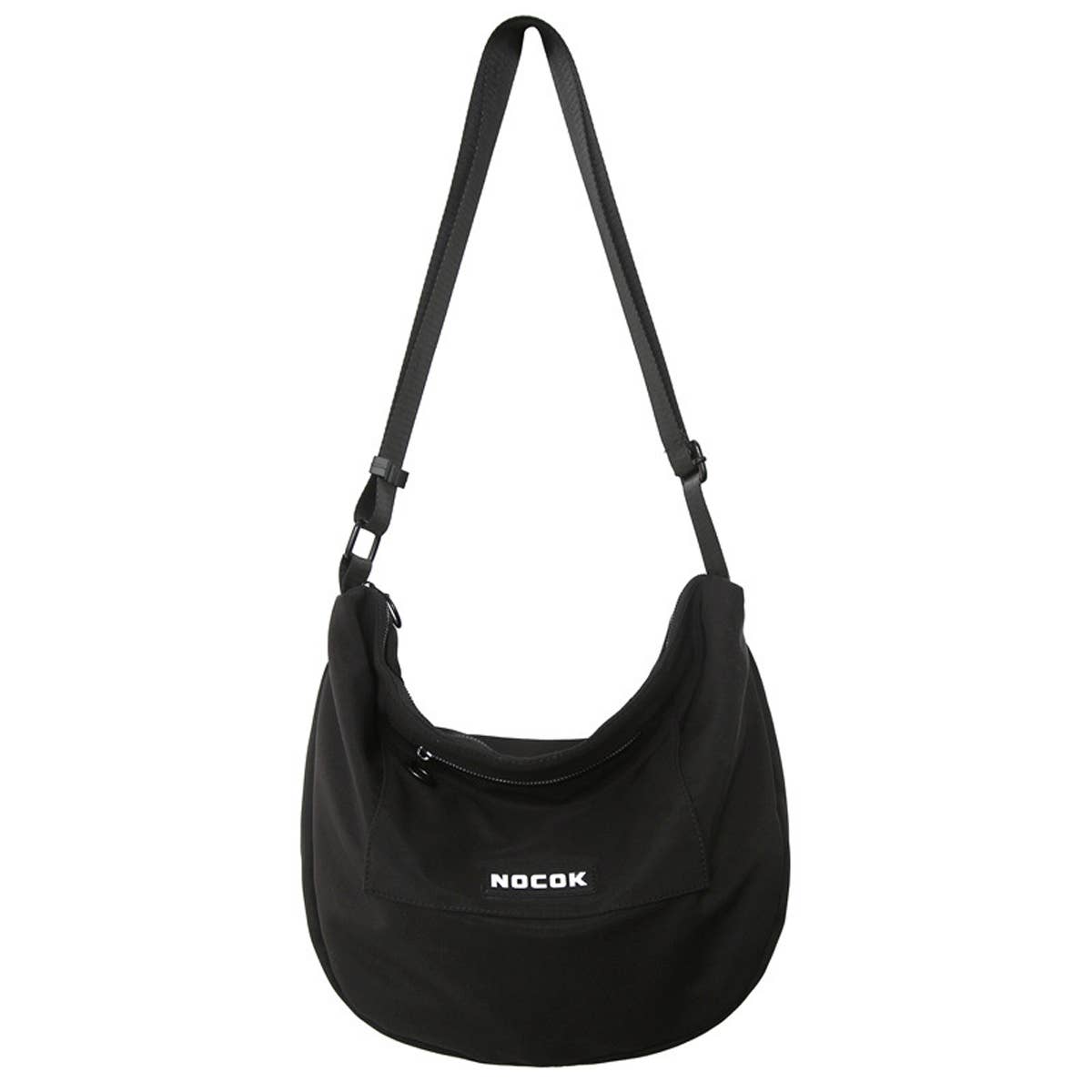 Simple Solid Color Casual Letter Crossbody Bag_Cwab1768