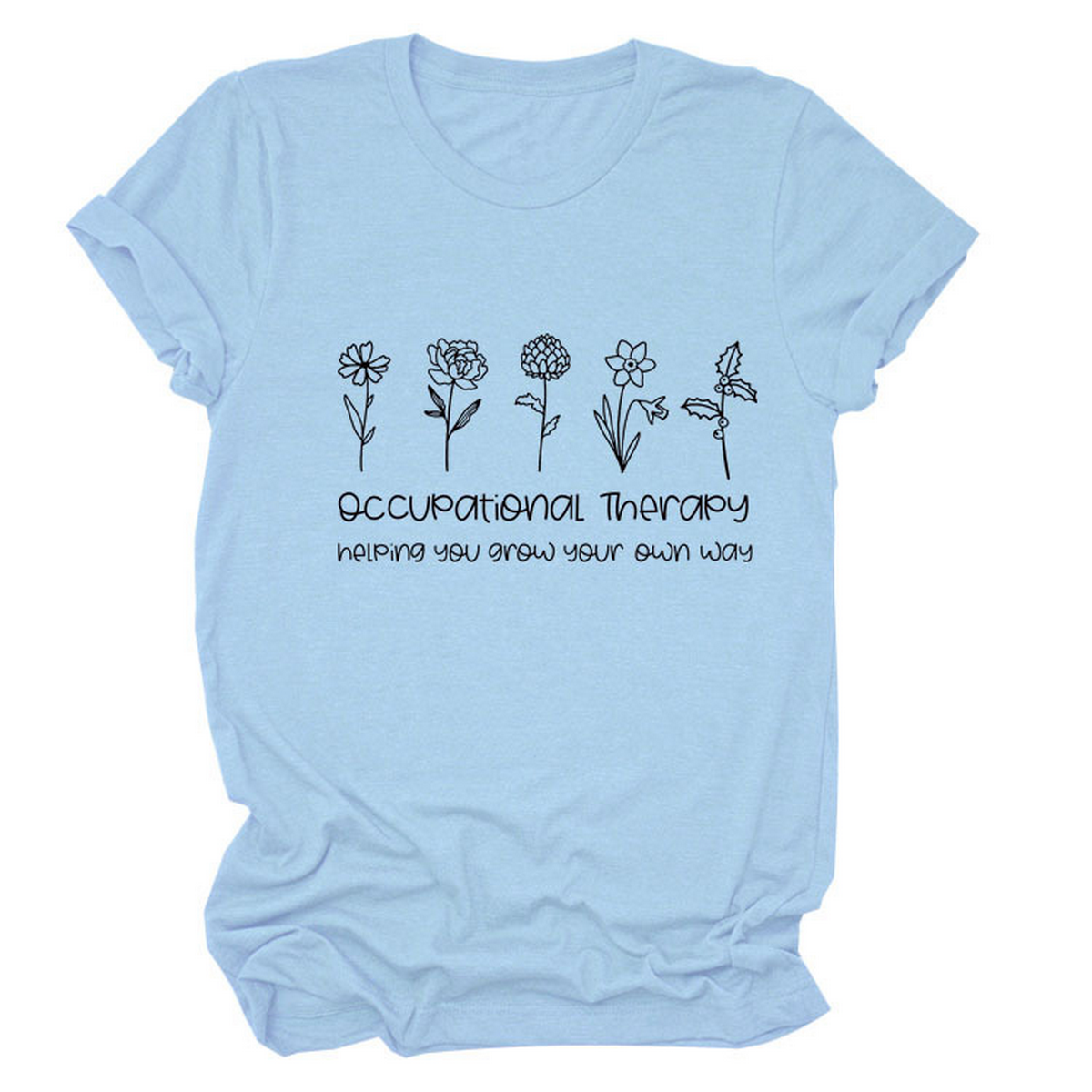 Womens Short Sl Ve Tee, Round Neck Print Top_Cwtts1491