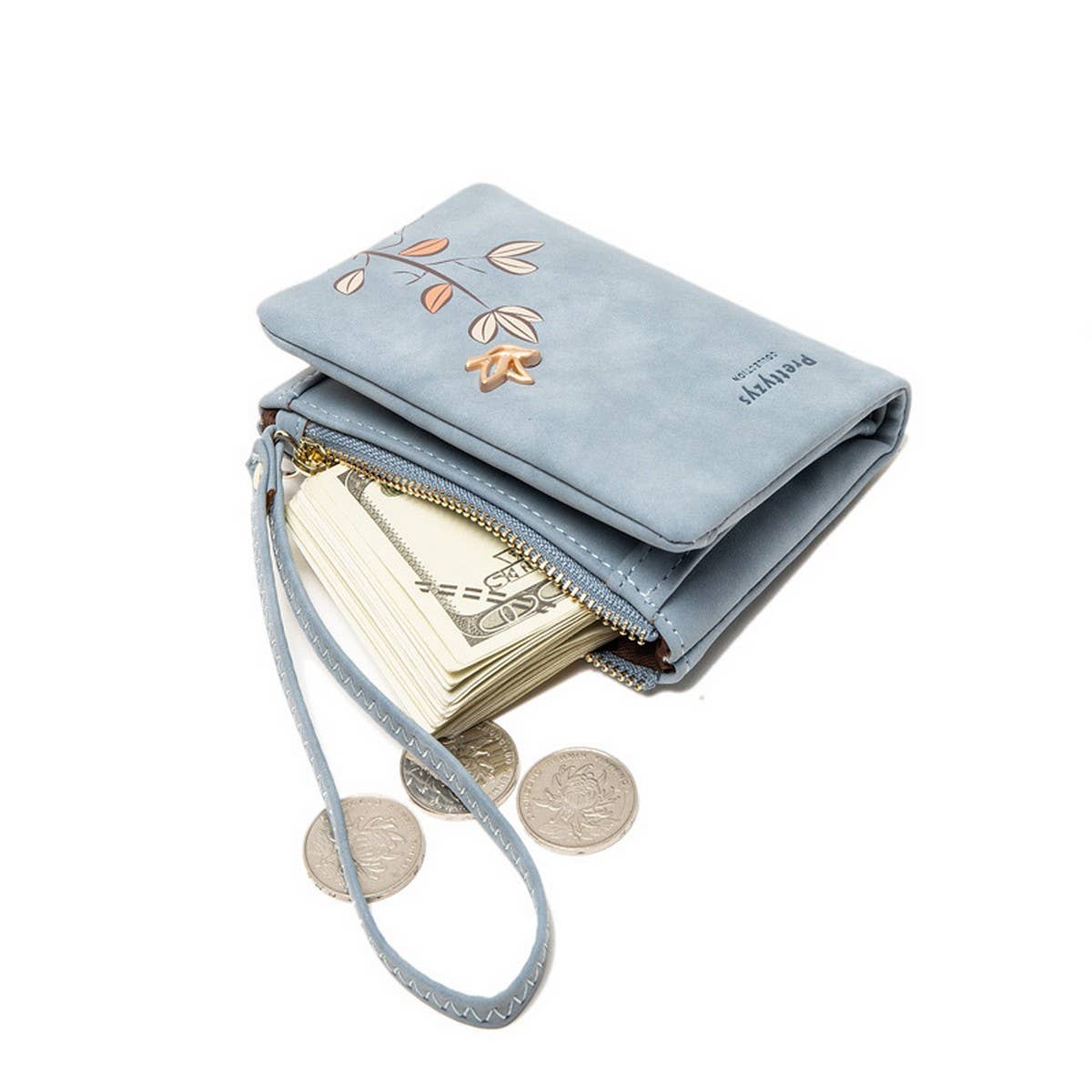 SHORT MATTE PRINT VINTAGE WALLET_CWAB2322