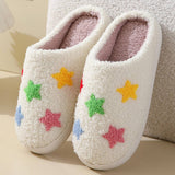 NEW COLORFUL LOVE STYLE WINTER COTTON SLIPPERS_CWMM3065