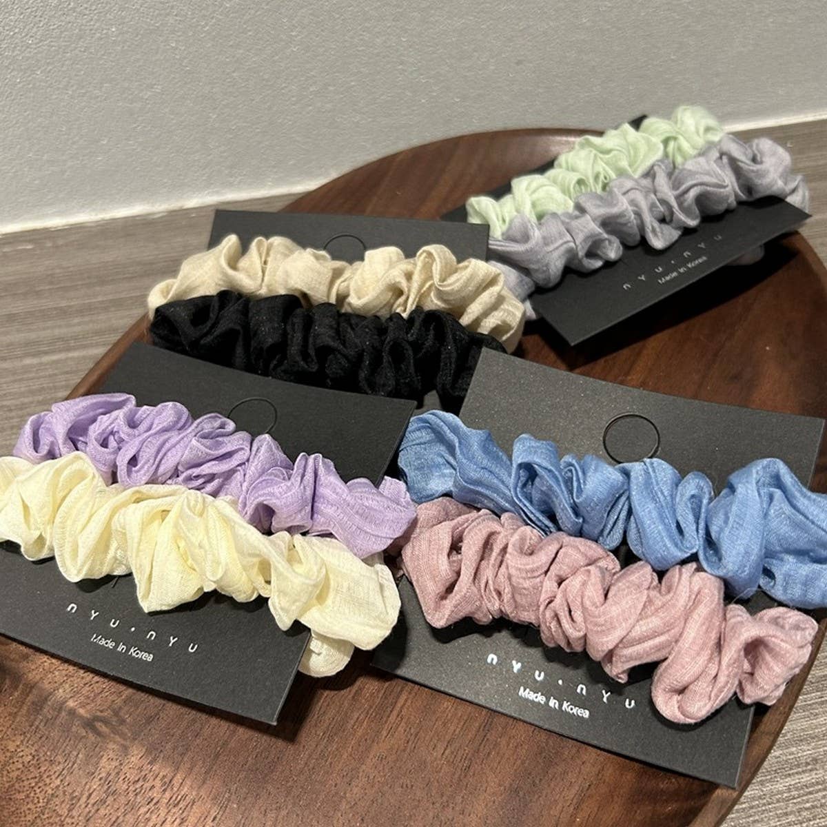 SOLID COLOR ARTISTIC SMALL INTESTINE HAIR RING_CWAHA2731