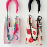Women Strawberry Knitted Shoulder Handbag_Cwab1498