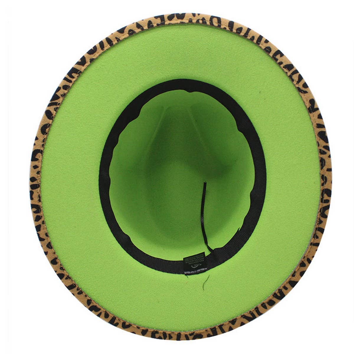 DOUBLE SIDED LEOPARD PRINT WOOL JAZZ HAT_CWAH2561