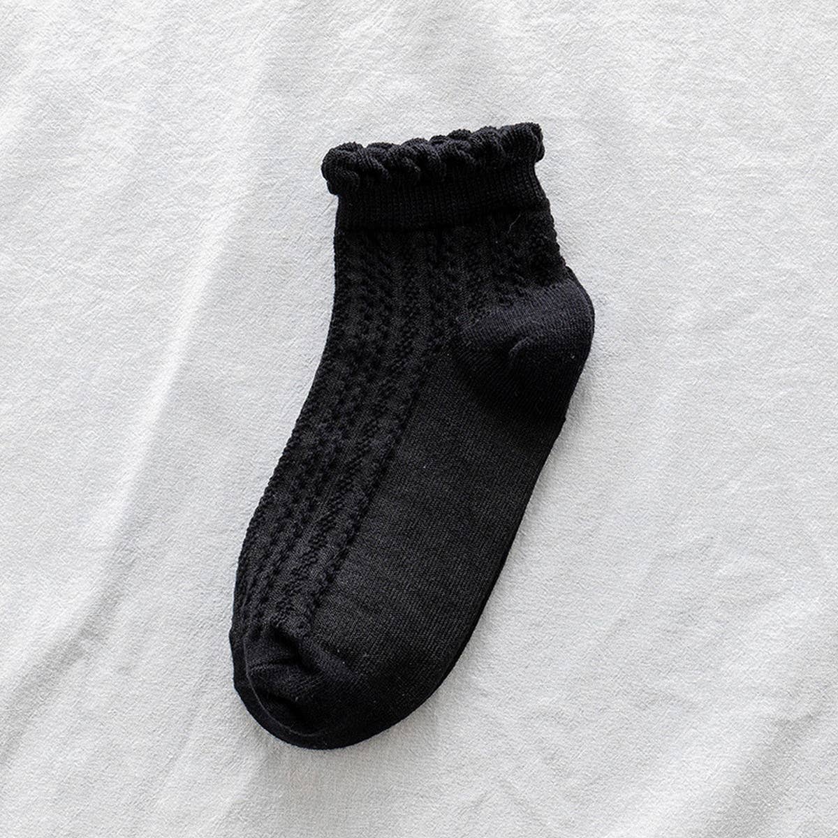 Women Simple Cotton Socks_Cwms0432