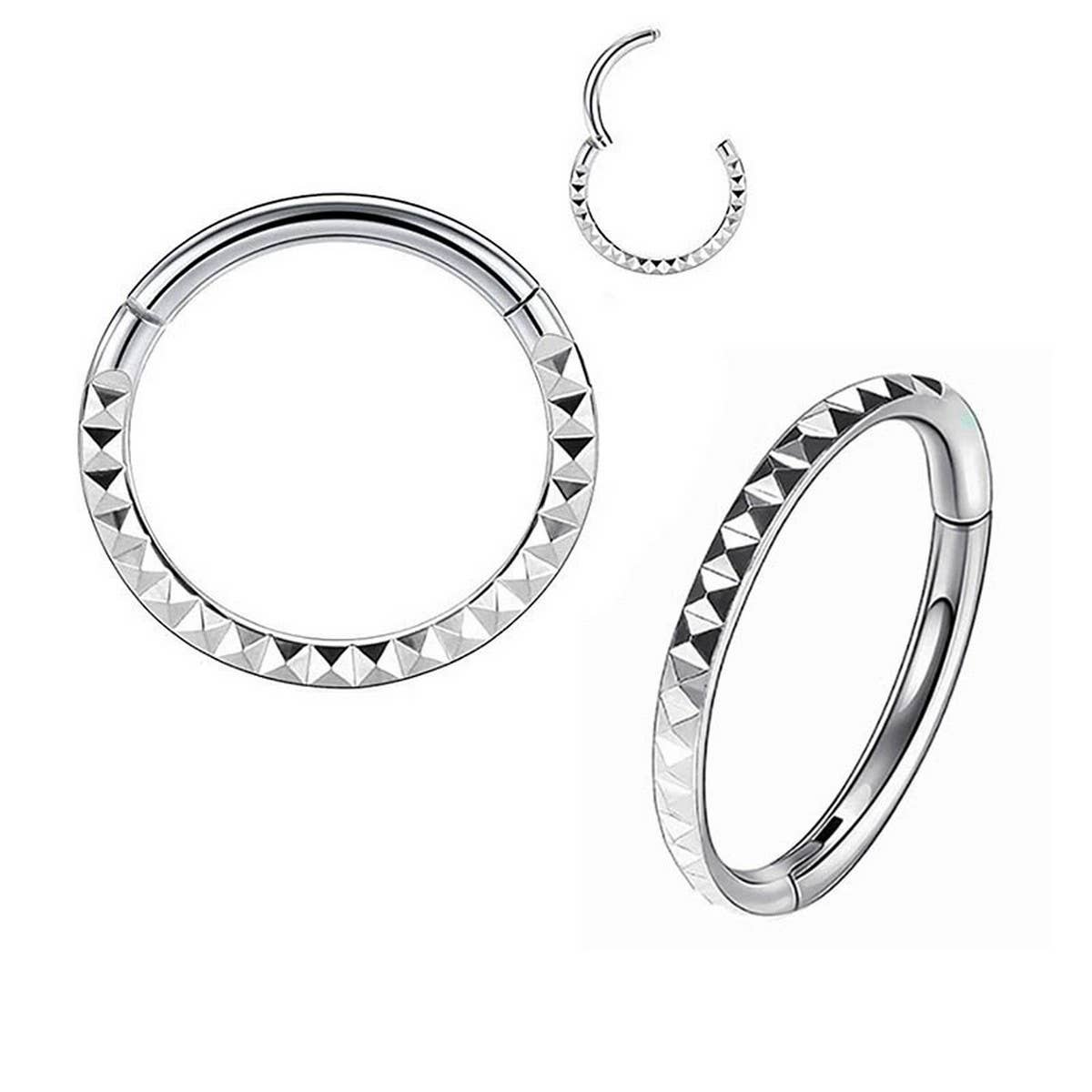 NEW STAINLESS STEEL NOSE RING PIERCING JEWELRY_CWMM9538