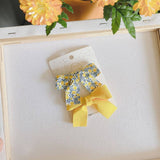 CHILDRENS FRESH FLORAL BOW HAIRPIN_CWAHA1842