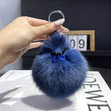 CUTE FOX FUR TAIL DOLL CAR KEYCHAIN BAG PENDANT_CWMM2507