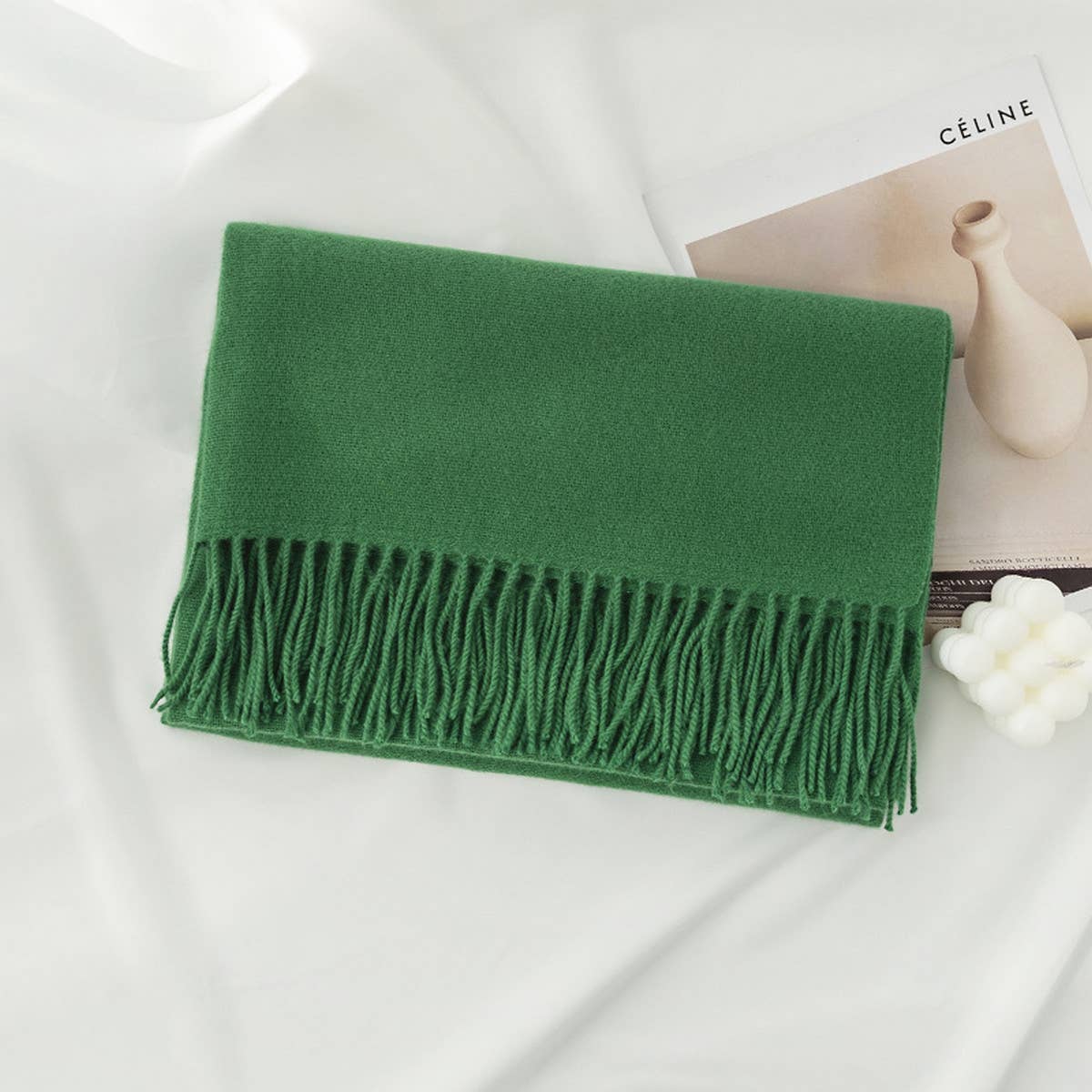 COZY SOLID COLOR WINTER SCARF WITH FOR WOMEN_CWASC0991