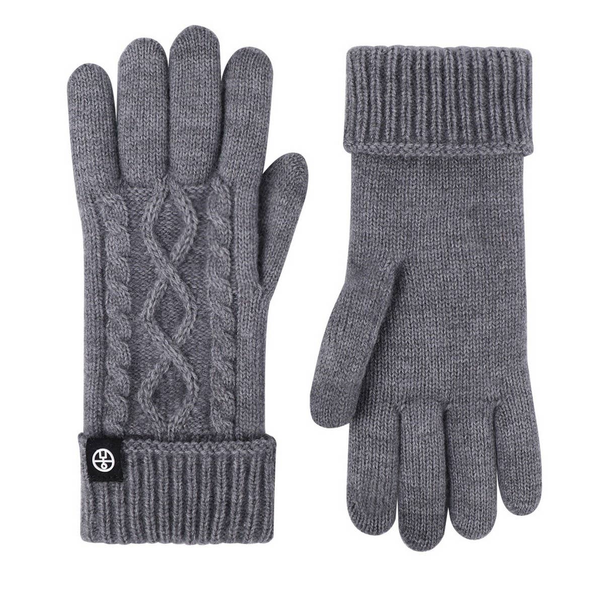 Winter Cycling Wool Twist Touch Screen Gloves_Cwag0391