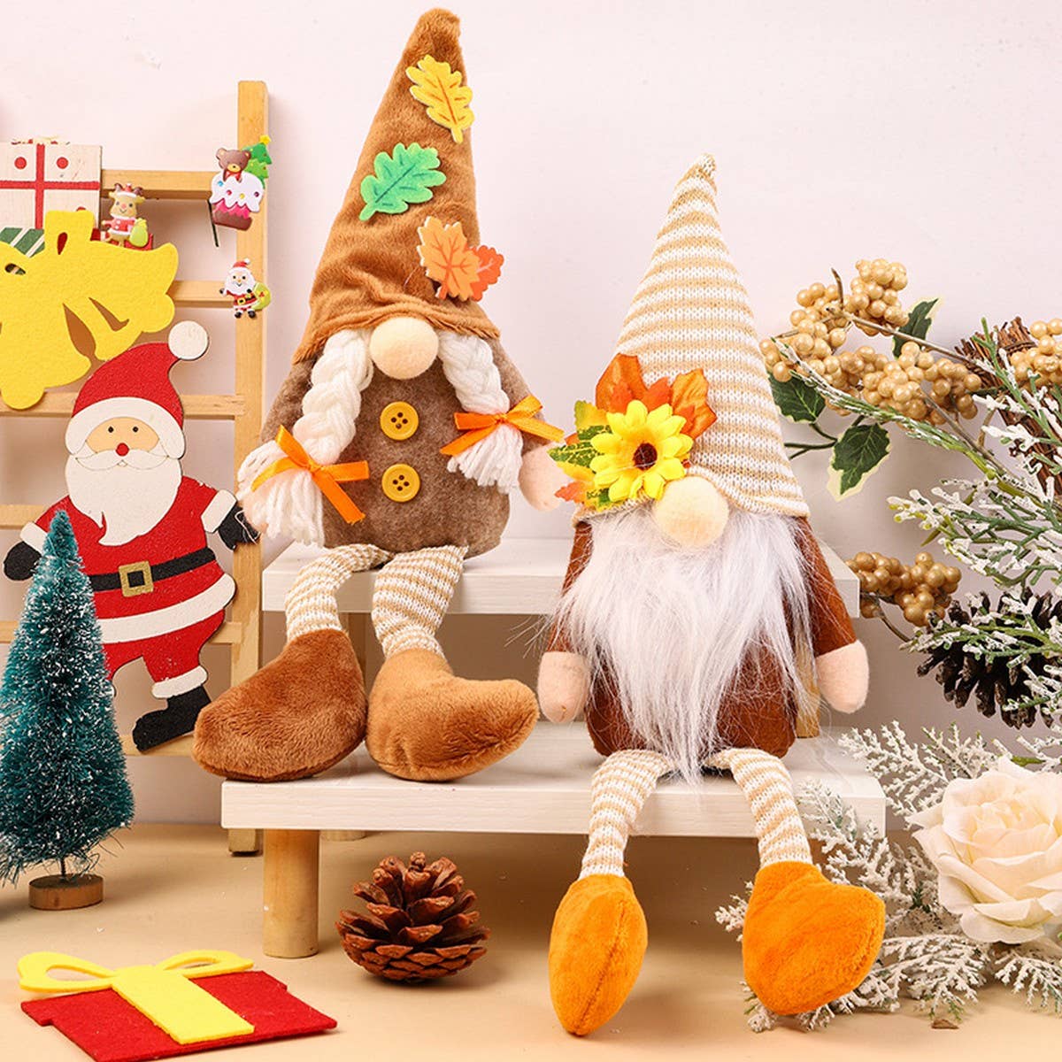 THANKSGIVING RUDOLPH DWARF DOLL FIGURINE PENDANT_CWMM2863