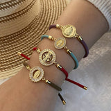 ADJUSTABLE COPPER MICRO EMBELLISHED BRACELET_CWAHA0887