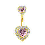 Zircon Belly Piercing Set Mixed Charm Styles_Cwmm9188