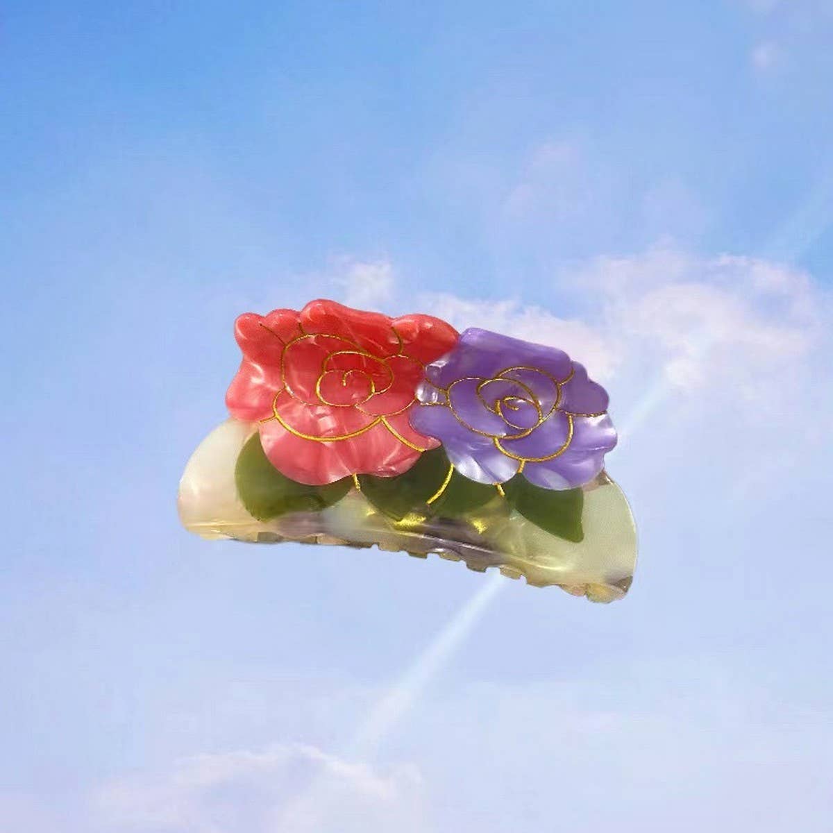 Vintage Lotus Mushroom Sweet Hair Clip_Cwasc1605