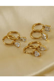 18K Gold Plated Stainless Steel Earrings_Cwaje0382