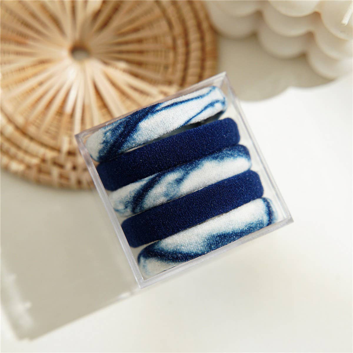 RETRO COLOR TIE DYE HIGH ELASTIC HAIR TIES_CWAHA1123