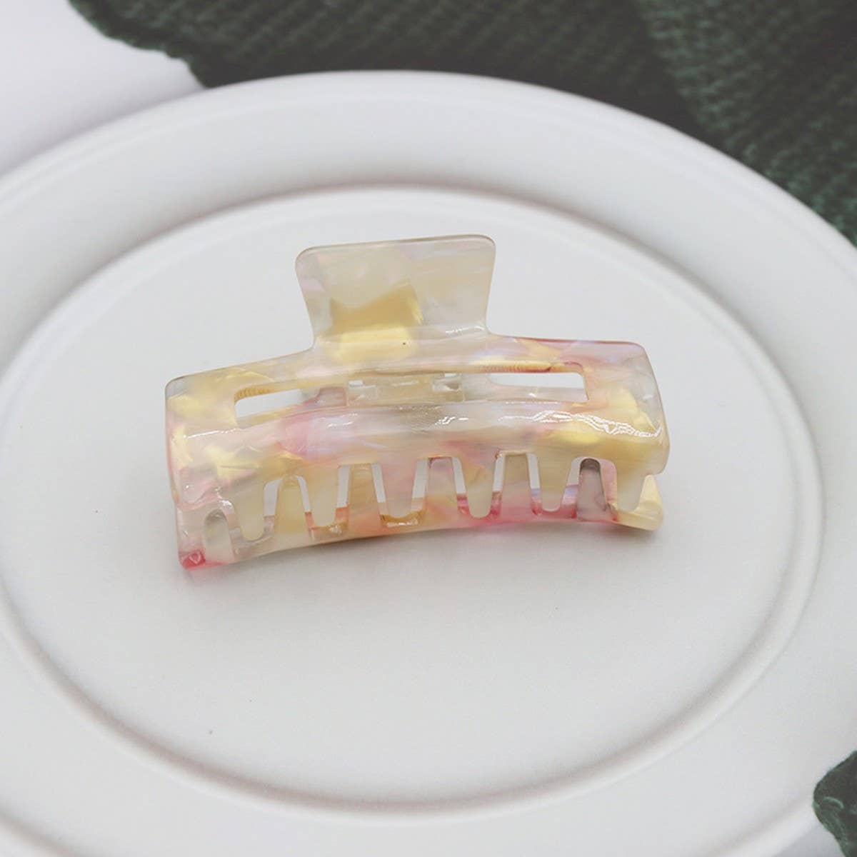 COLORFUL MERMAID HOLLOW SQUARE HAIRPIN_CWAHA2609