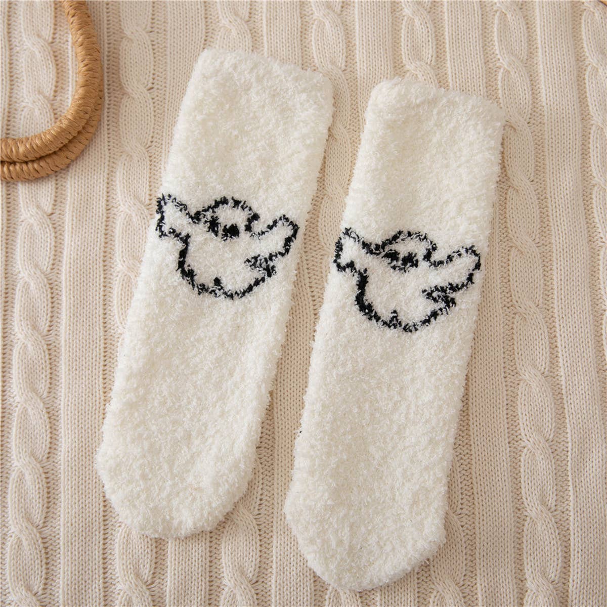 HALLOWEEN THICKENED CORAL FLEECE SOCKS_CWMS0620