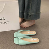 FLAT PEEP TOE SLIDE SANDALS FOR SUMMER_CWSHF0074