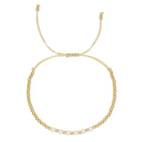 PEARL AND COLORED GOLD BEADED BRACELET_CWMM3810