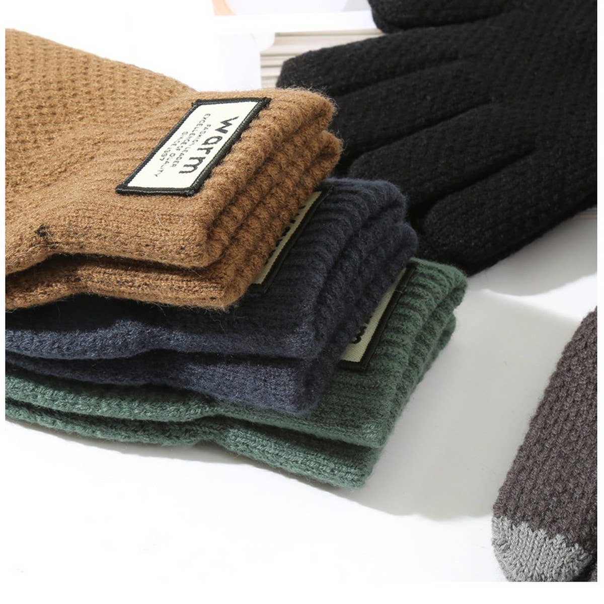 CYCLING WARM MENS WINDPROOF TOUCH SCREEN GLOVES_CWAG0148