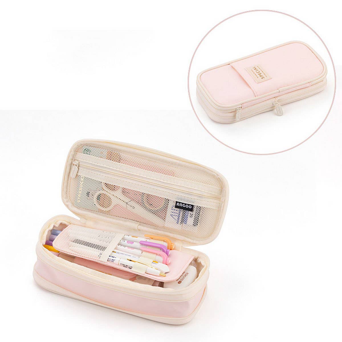 MACAROON COLOR MATCHING LARGE CAPACITY PENCIL CAS_CWMM1975