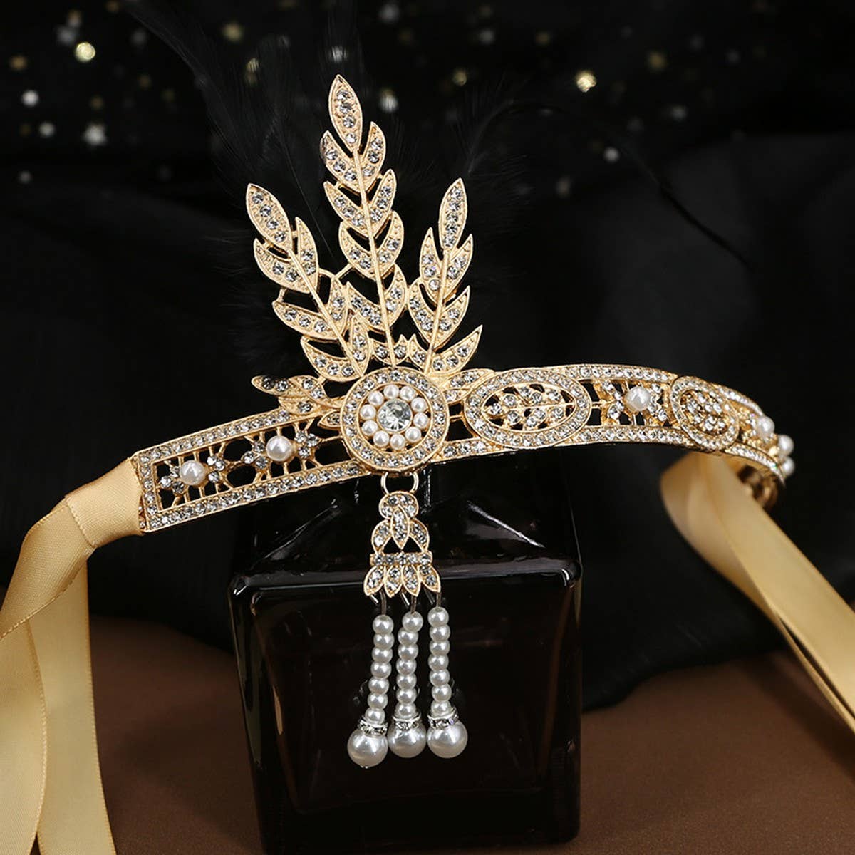 GATSBY JEWELRY CROWN SAME STYLE BRIDAL HEADDRESS_CWMM2018