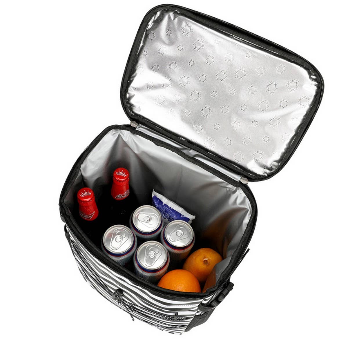 INSULATED CAMPING COOLER BACKPACK WITH FOIL LINER_CWAB5450