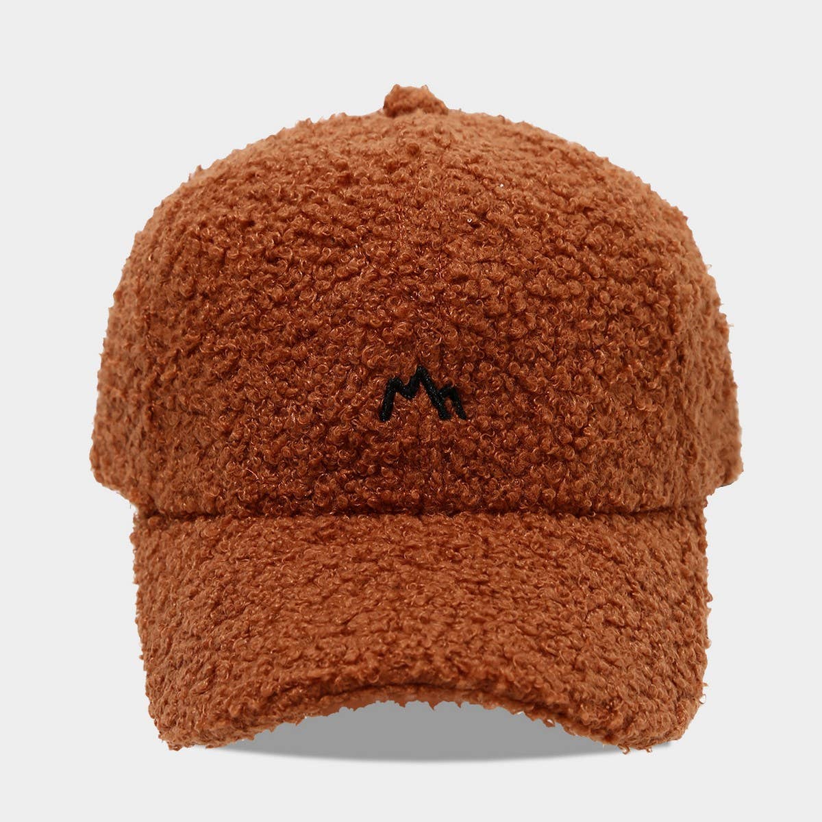 Winter Mountain Embroidery Warm Baseball Cap_Cwah04765