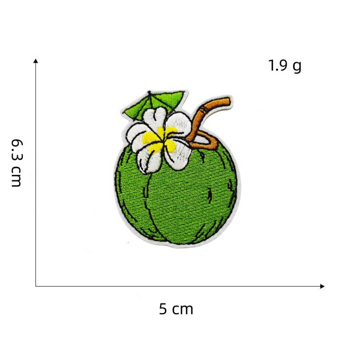GREEN SERIES CARTOON EMBROIDERED PATCH_CWMM4031