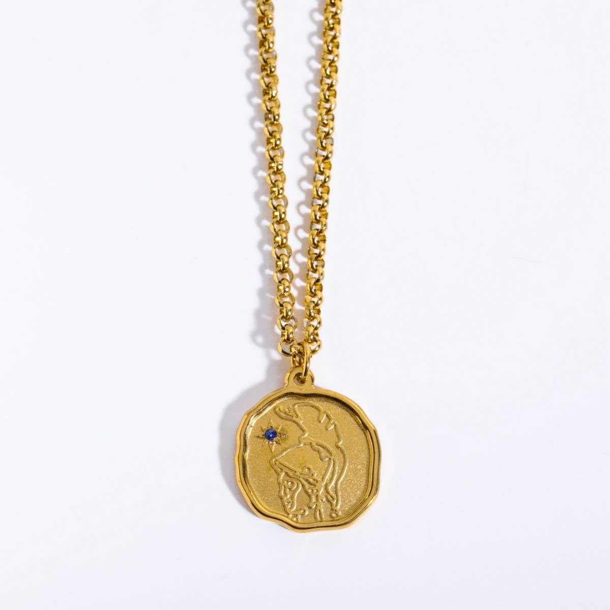 Vintage Creative Mythology Pendant Necklace_Cwmm3788