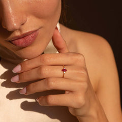 SIMPLE COLORFUL DECEMBER BIRTHSTONE RING_CWMM5527