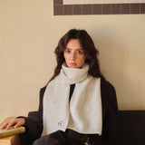 SOLID WOOL BLEND KNIT SCARF FOR WOMEN WARMTH_CWASC2284