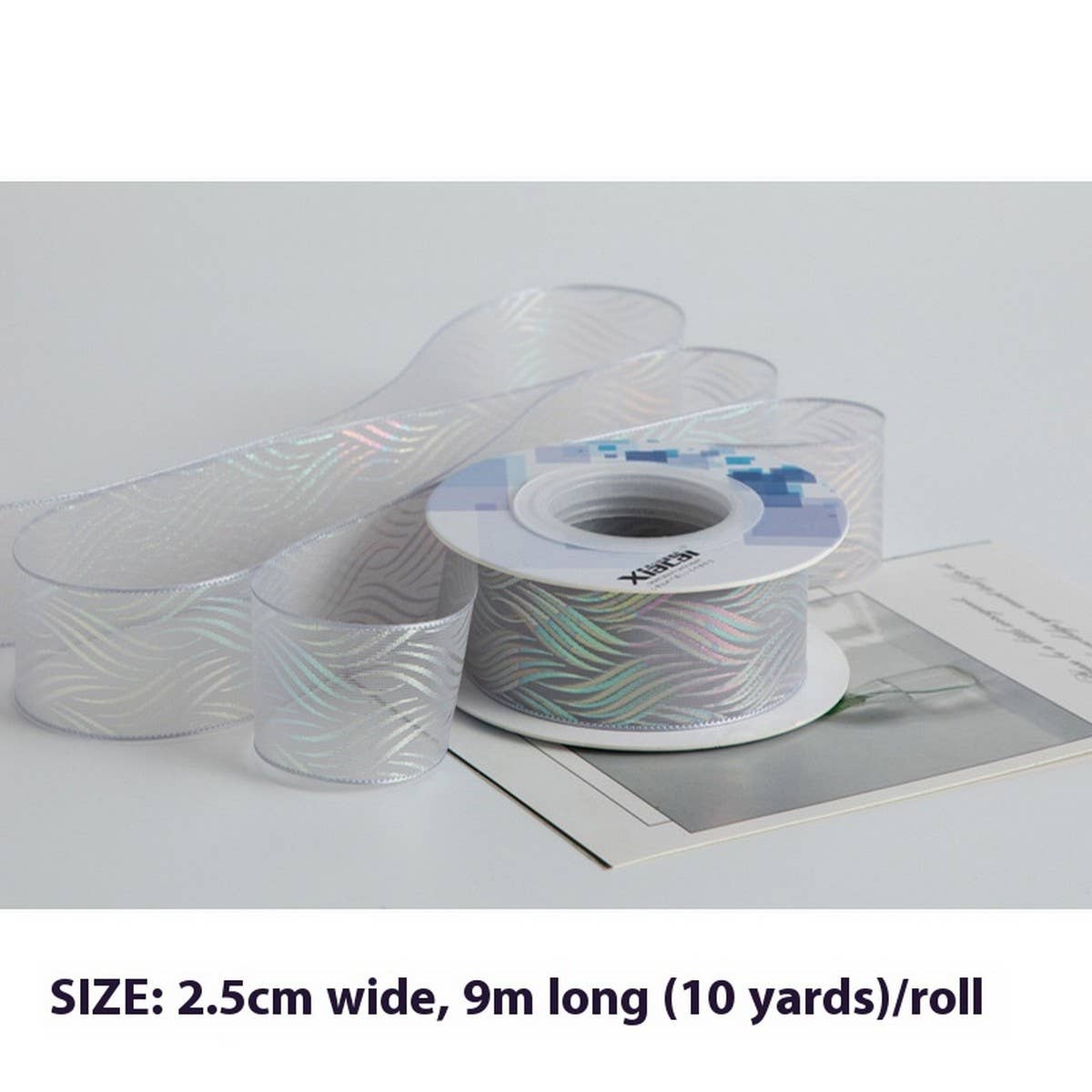 GIFT RIBBON TIED FLOWER PACKAGING MATERIALS_CWMM5786