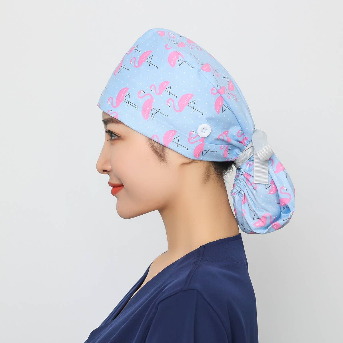 Long Hair Style Baotou Hat Frosted Work Hat_Cwah3385