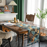 CONTRAST FABRIC FESTIVE TABLECLOTH_CWMM0998