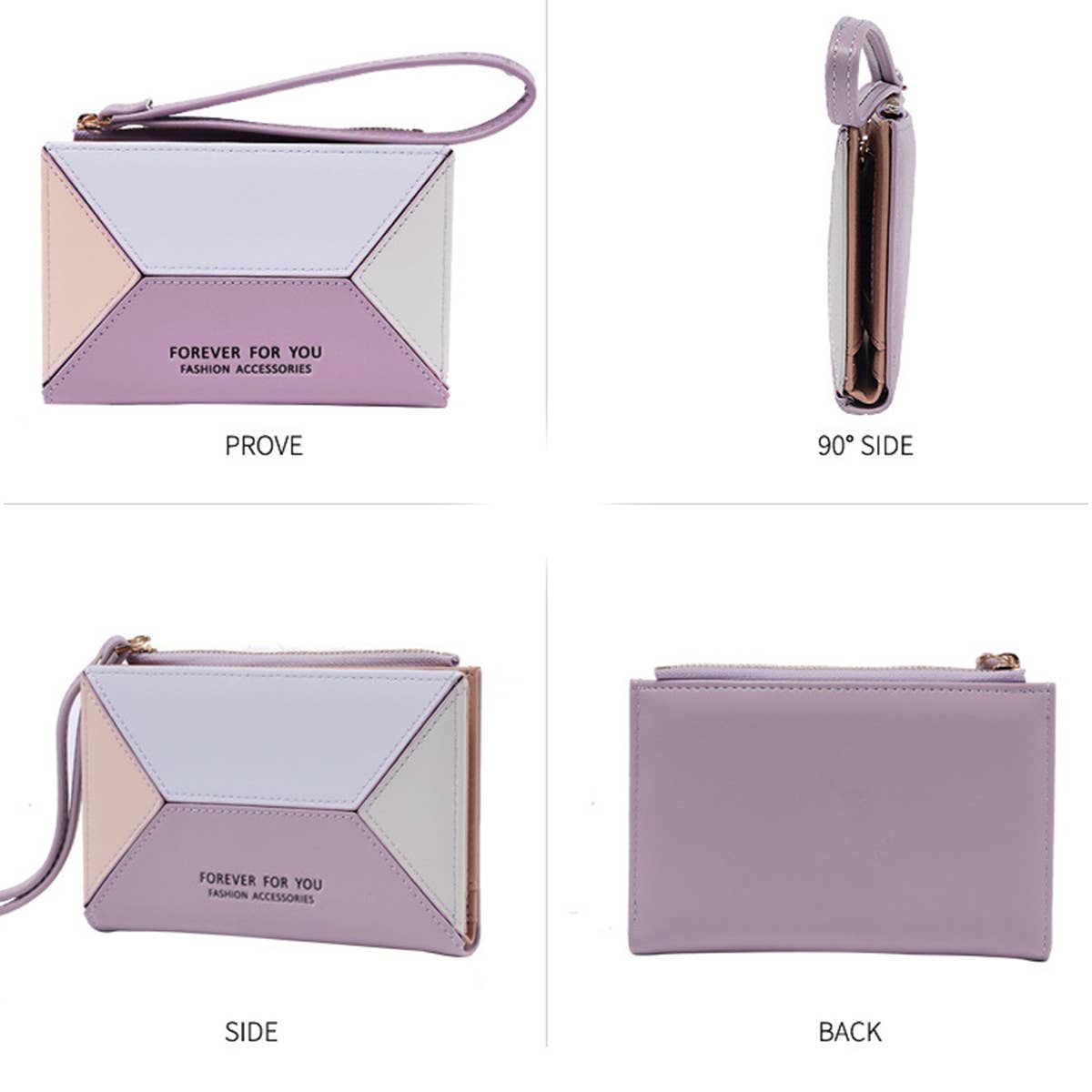 Women Leisure Contrasting Wallet_Cwab1245